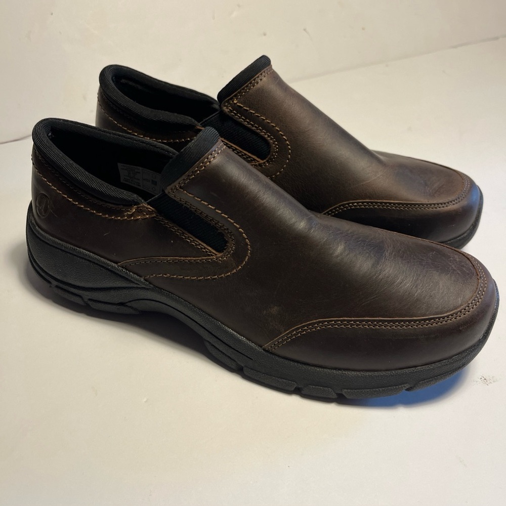 Lands End Ladies Leather Slip On Size 9 1/2 D
